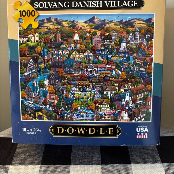 Dowdle 1000 piece puzzle. No missing pieces. Put together once. - Picture 4 of 4